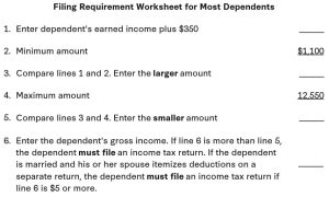 Does My Child Need To File A Tax Return? - Coldstream